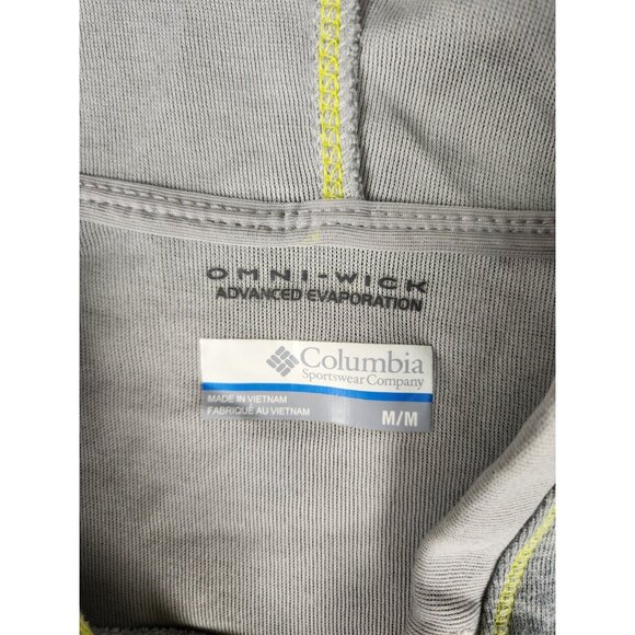Columbia Omni Wick Womens Heather Honey III Full Zip Hoodie Medium Heather Gray - Picture 9 of 14